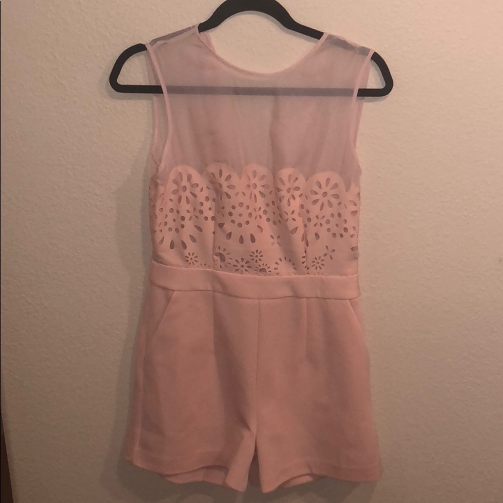 Blush pick romper